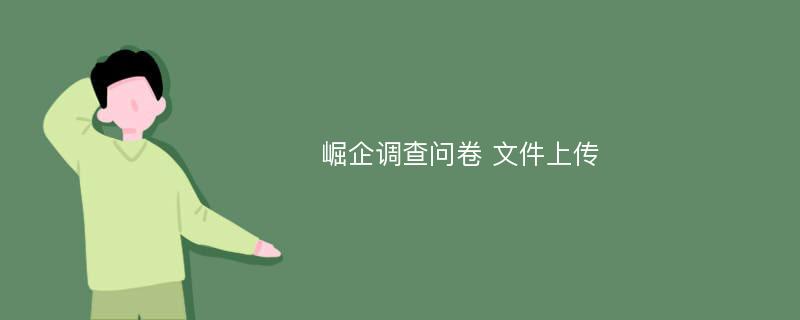 崛企调查问卷 文件上传